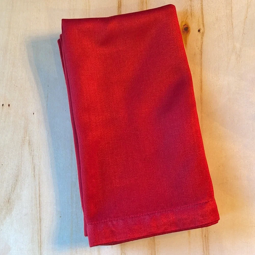 Crate and Barrel Gala Napkin- Red